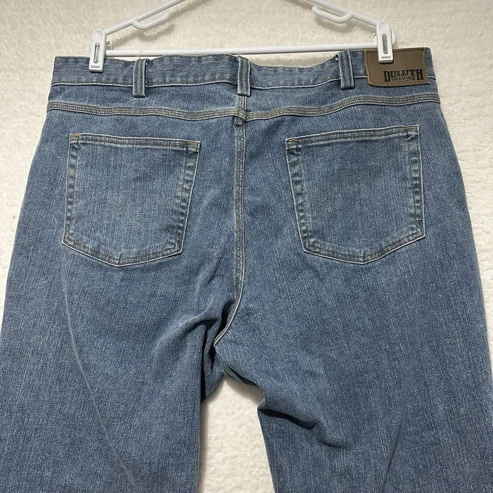 Duluth Flex Ballroom Men's Blue Cotton Blend‎ Stretch Jeans Size 40X30